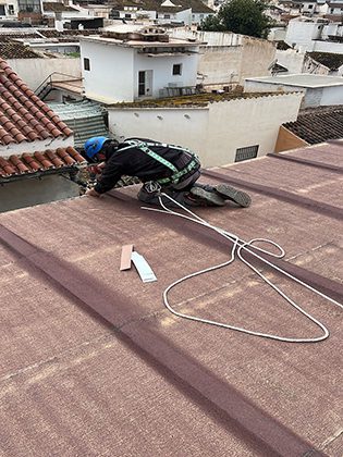 Limpieza de canalones